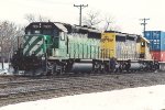 Westbound stack train